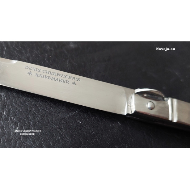 French Apache de Paris gentilomme style gentlemans walrus handle knife French Apache de Paris gentilomme style gentlemans walrus handle knife