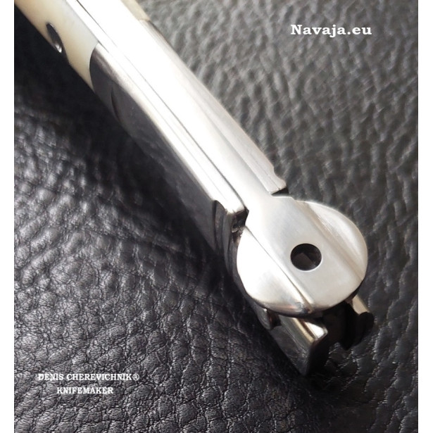 French Apache de Paris gentilomme style gentlemans walrus handle knife French Apache de Paris gentilomme style gentlemans walrus handle knife