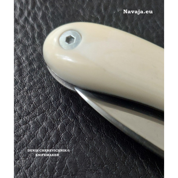 French Apache de Paris gentilomme style gentlemans walrus handle knife French Apache de Paris gentilomme style gentlemans walrus handle knife