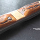 Sicilian Caltagirone Knife N690  Engraved Blade Moose Antler 